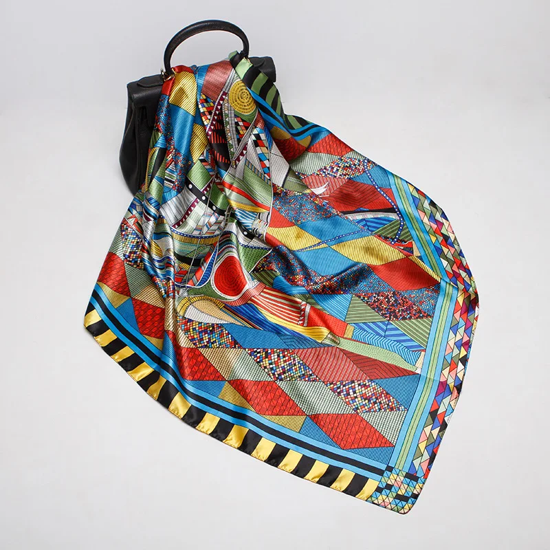 

Шарф 100% шелковые на ощупь, головной платок, женский шарф, женская одежда, хиджабы, шарф на солнечной батарее