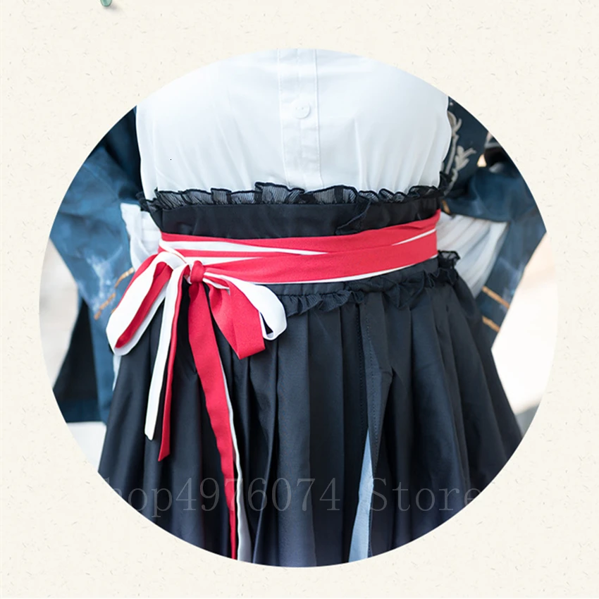 

Woman Japanese Style Kimono Dress Elegant Spring Embroidery Haori Coat Traditional Party Cosplay Costume Vintage Outfits