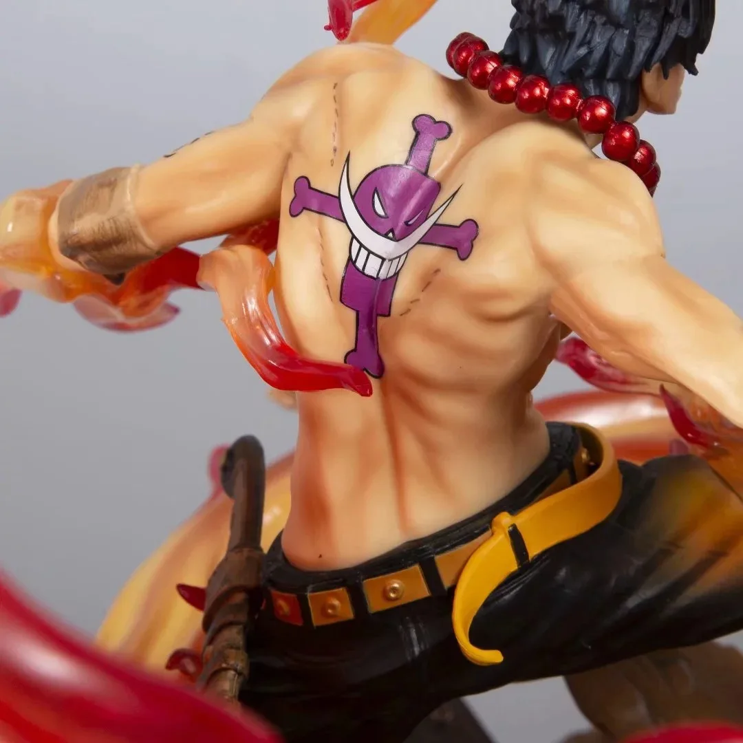 

NEW hot Anime Statue ONE PIECE Portgas D Ace With Fire Fist Battle Ver. GK PVC Action Figure luffy Zoro Collectible Model Toys