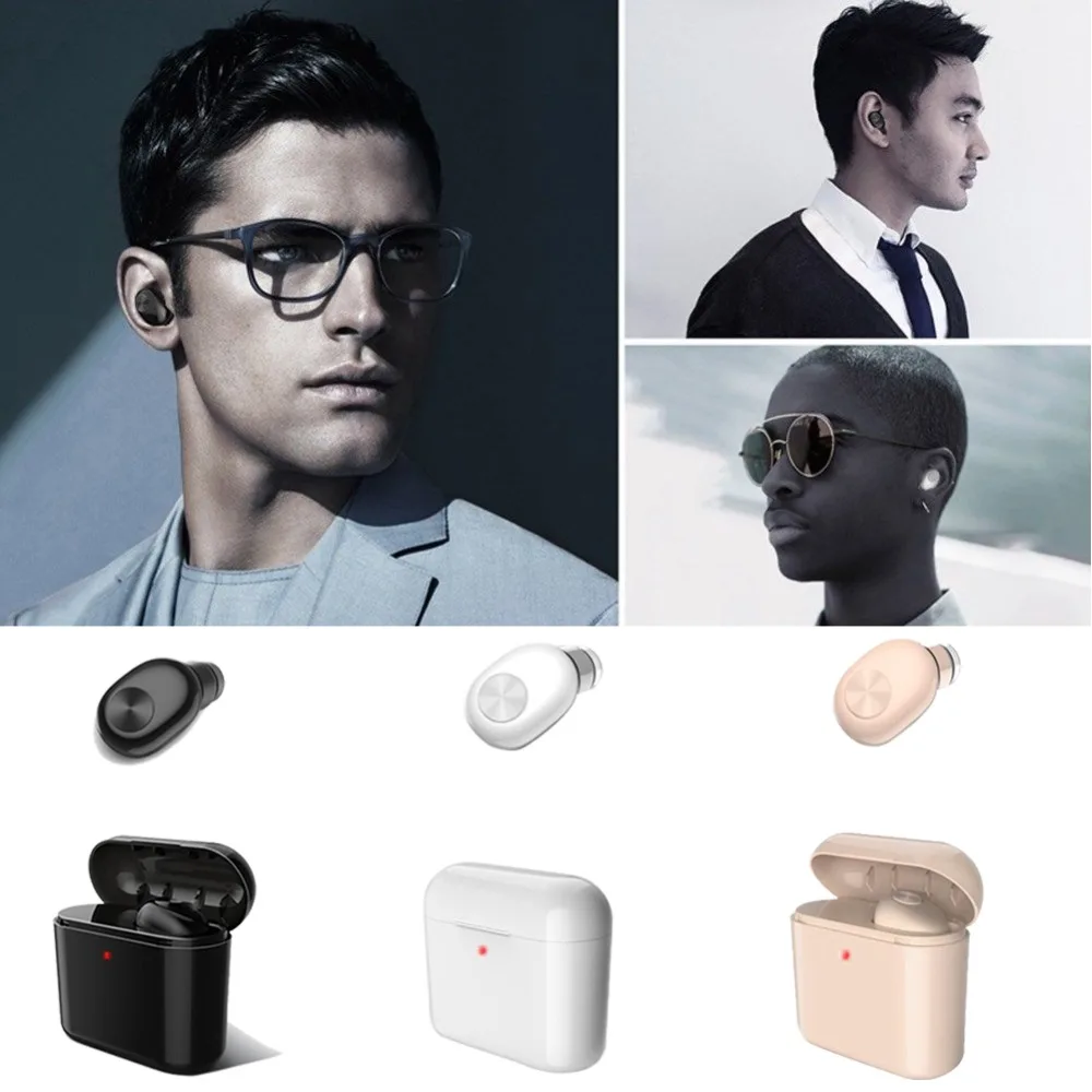 Беспроводные Bluetooth-наушники мини-наушники для Apple Air-pods iPhone 7 8 XS Android #289982 |