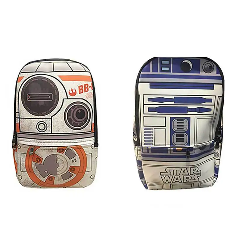 Водонепроницаемый рюкзак из брезентовой ткани с принтом аниме Marvel охватывающий