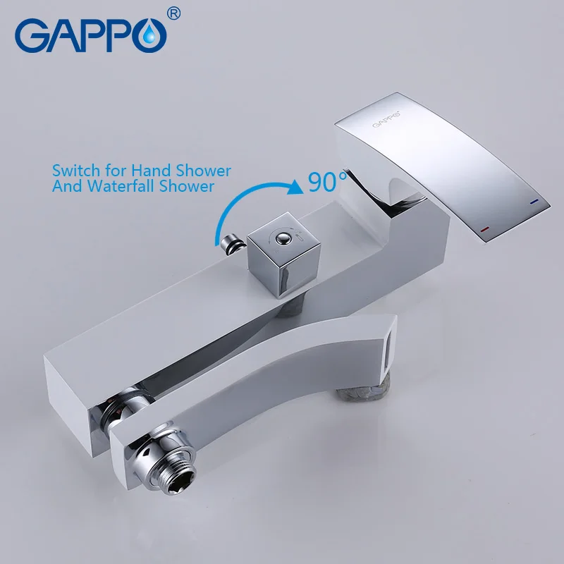 

Shower Faucet Set Bronze Waterfall Wall Bathtub Faucet Mixer Tap Shower Head Chrome Bathroom Shower Set G2407 G2407-8