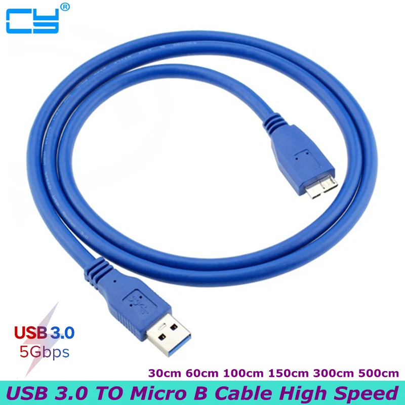 

High-speed USB 3.0 A male to Micro B male cable is used for Samsung mobile phone mobile hard disk U disk and other adapters