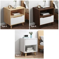 simple bedside table cabinet bedroom locker economical nordic mini small apartment bedroom nightstands with drawers