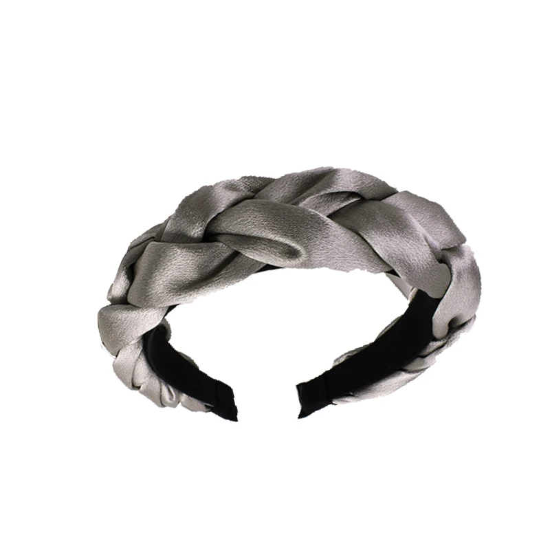 Бархатная повязка на голову Плетеный пинцет головной убор Женский ободок для