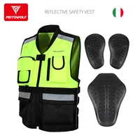 motowolf universal motorcycle team printed vest riding reflective safety anti fall protective vest protective gear equipment