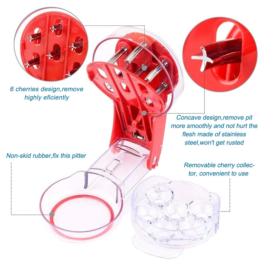 Инструмент для удаления косточек из вишни и оливковой косточки кухонный прибор