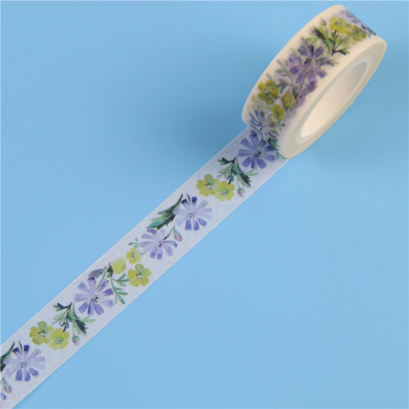 1 шт. супер красивый цветок высокое качество Washi бумага клейкой ленты &quotсделай
