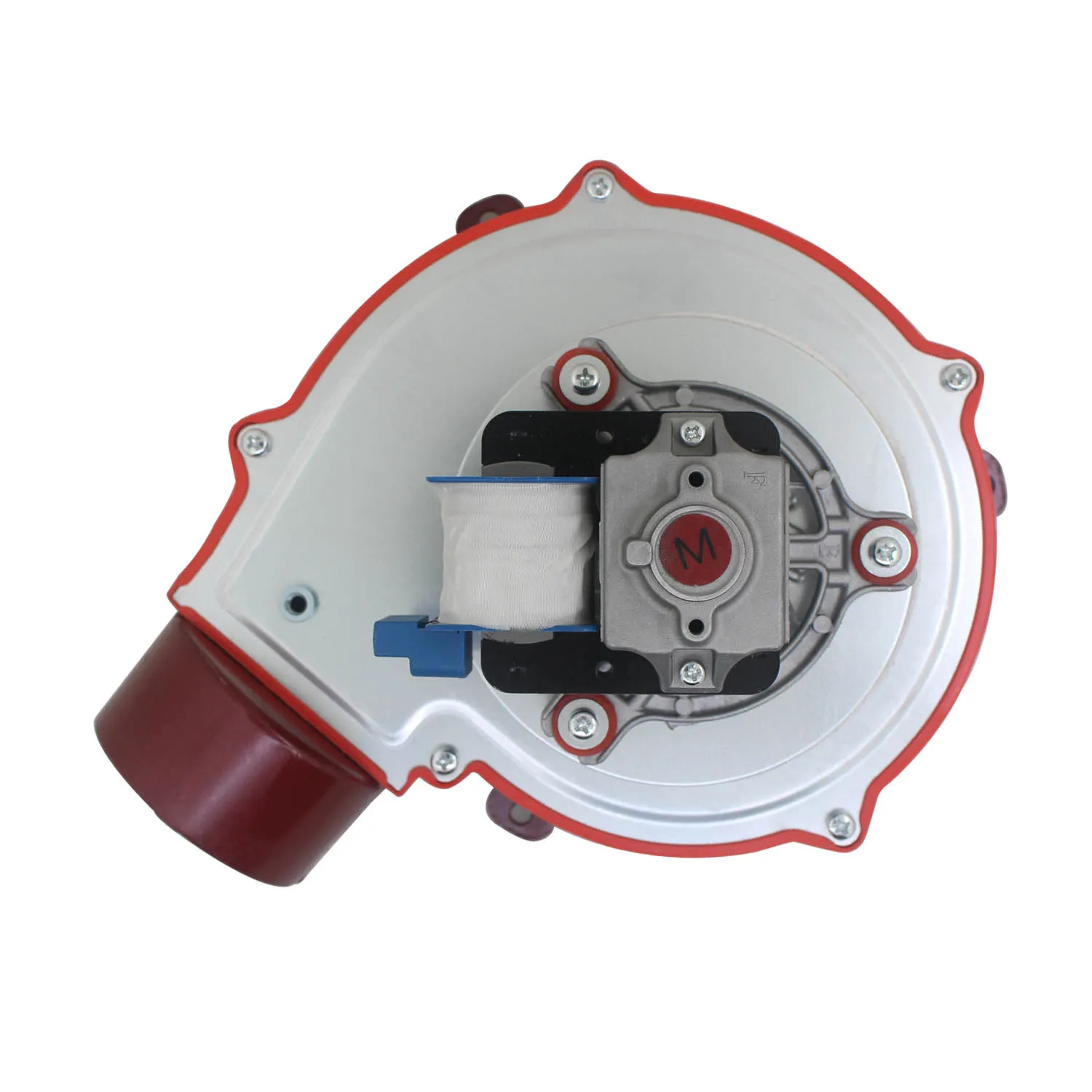 Buy 1 adet davul fanı odun biyokütle pelet ısıtma sobası duman egzoz bakır tel fan kazan blower motor
