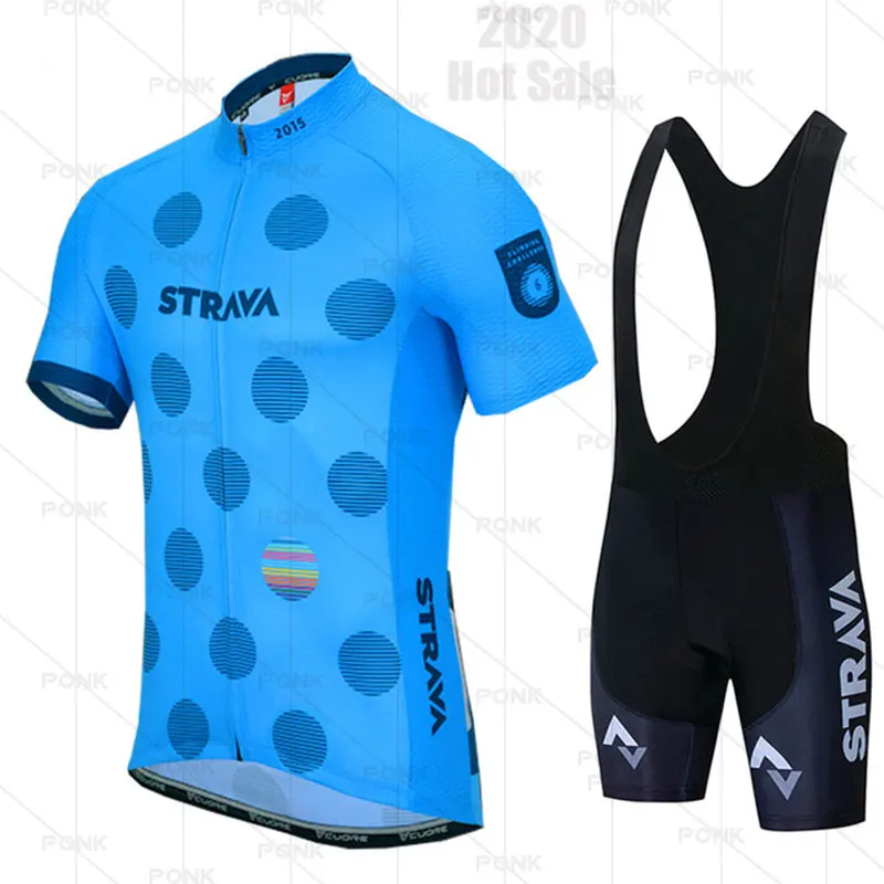 

2021 STRAVA Team Cycling Jerseys Bike Wear clothes bib gel Sets Clothing Ropa Maillot Ciclismo Wear uniformes Sport