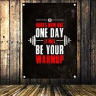 Мотивационный флаг баннер, декор для тренажерного зала, тренировочные плакаты, декор для тренажерного зала для домашнего тренажерного зала, мотивационные Плакаты для тренажерного зала B2