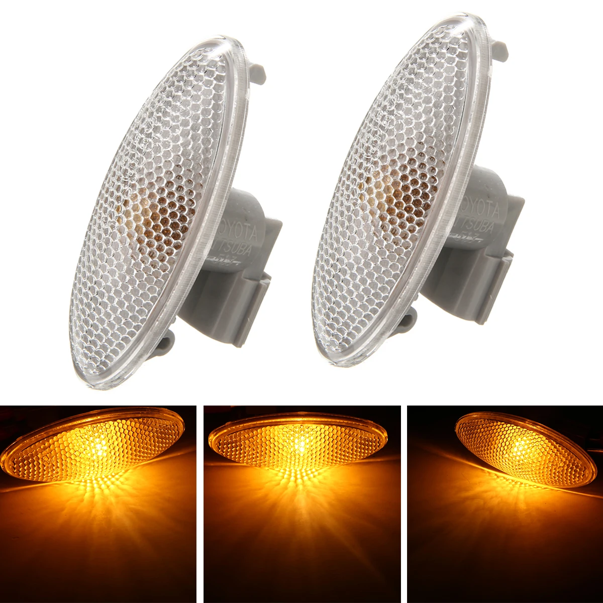 

Универсальные боковые габаритные светильник для Toyota Corolla 07-10 Yaris 05-11 RAV4 06-09 Auris 07-10, 2 шт.