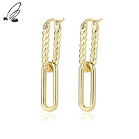 ssteel 925 silver gothic thread double ring drop earrings jewelry for women baroque dangler earring for 2021trend accessories