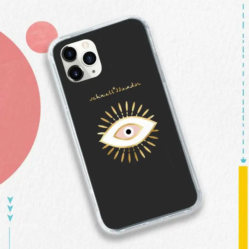 

Evil Eye cartoon high quality Phone Case for iPhone 11 12 pro XS MAX 8 7 6 6S Plus X 5S SE 2020 XR