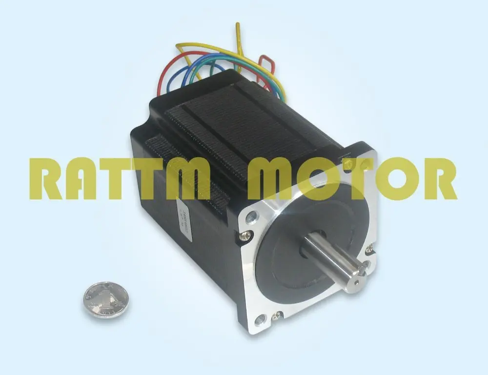 3 оси Nema34 116 мм 5A 1230oz in шаговый двигатель двойной вал и CW8060 драйвер 6A/80VDC 256 Microstep & 5