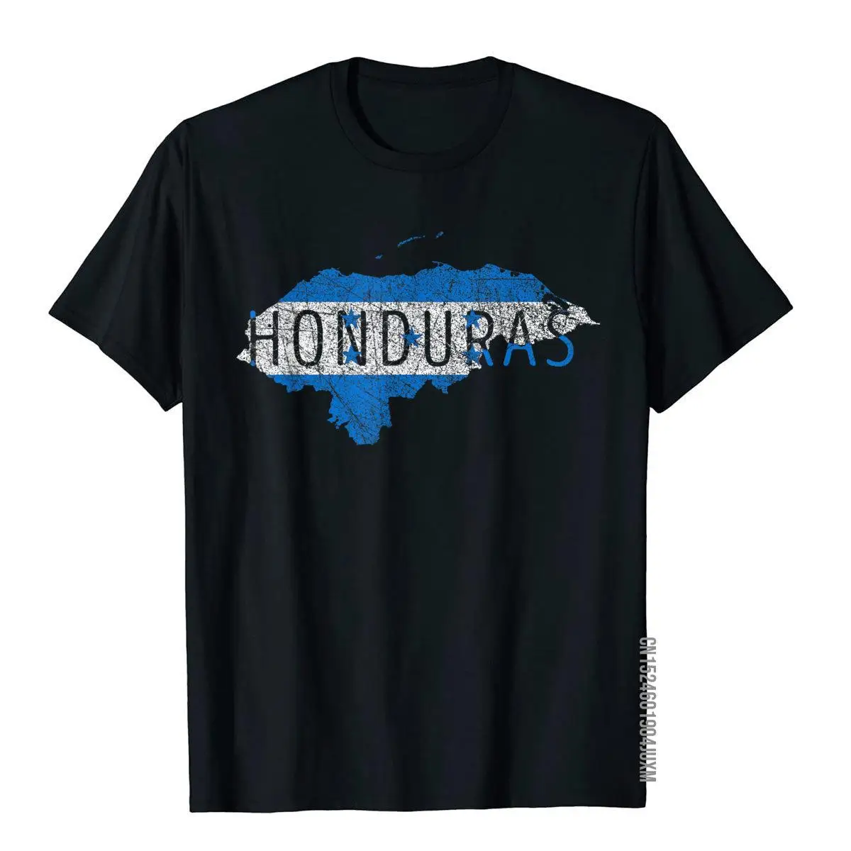Honduran Map And Flag Souvenir Distressed Honduras T-Shirt Plain Men Top T-Shirts Crazy T Shirt Cotton Cosie