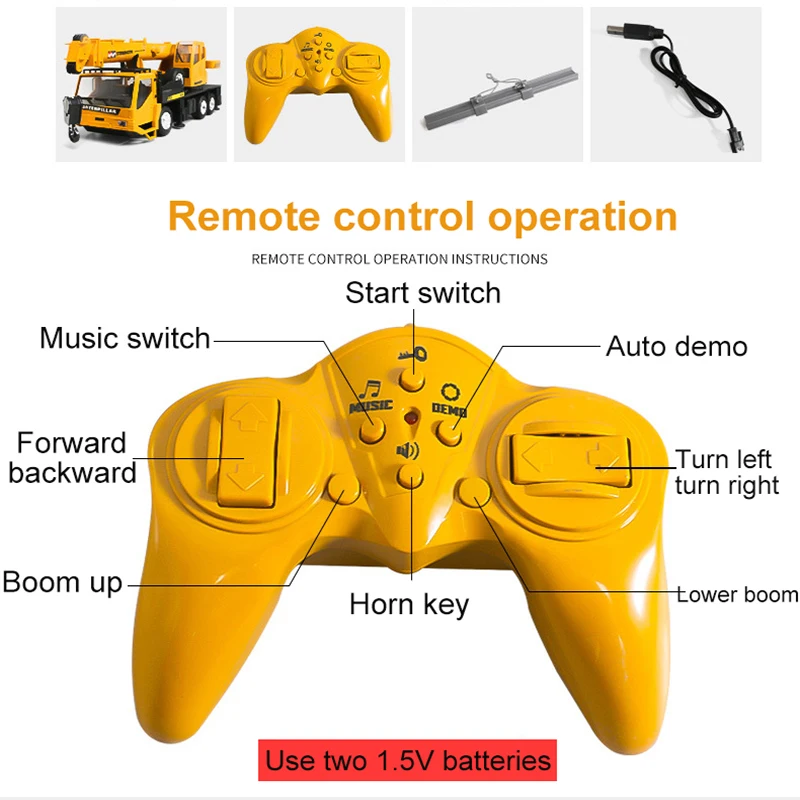 Дешевые 1:24 8CH симулятор крана экскаватор беспроводной пульт дистанционного