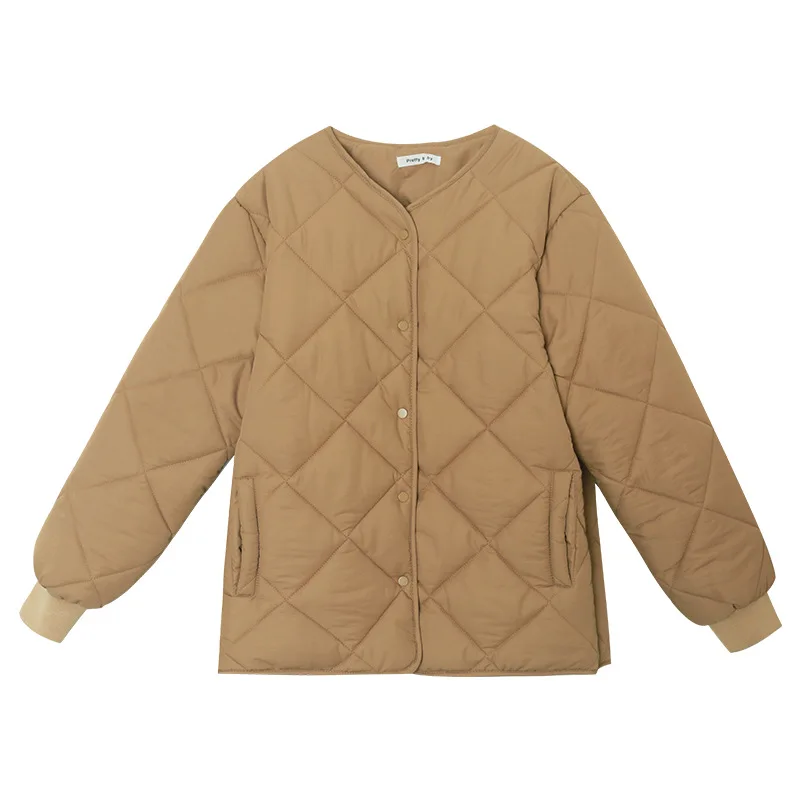 

Women Parkas Winter Fashion Outwear Casual Jackets Solid Tops All-Match Simple Fresh Stylish Warm Women Coat Loose Thicken