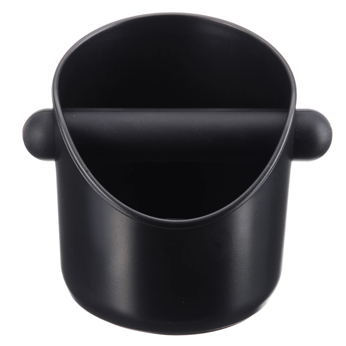 Черный контейнер из АБС пластика для кофе эспрессо с ручкой бариста