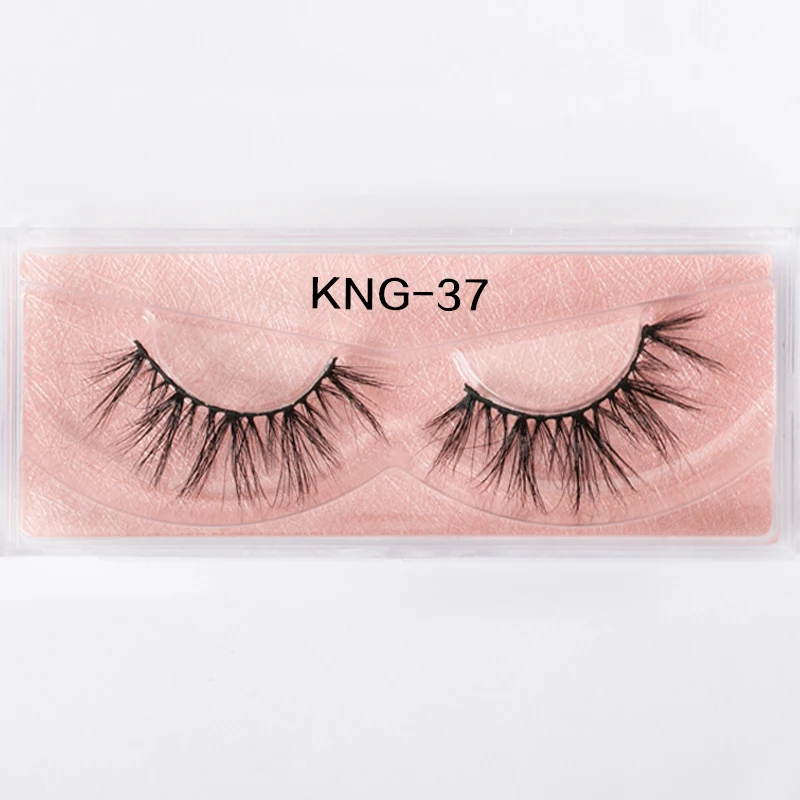 KNG-37 Eyewin ресницы 3D норковые накладные ресницы натуральные длинные ресницы драматические объемные ресницы макияж для ресниц норковые ресницы искусственные ресницы 25 мм ресницы - Цвет: KNG-37