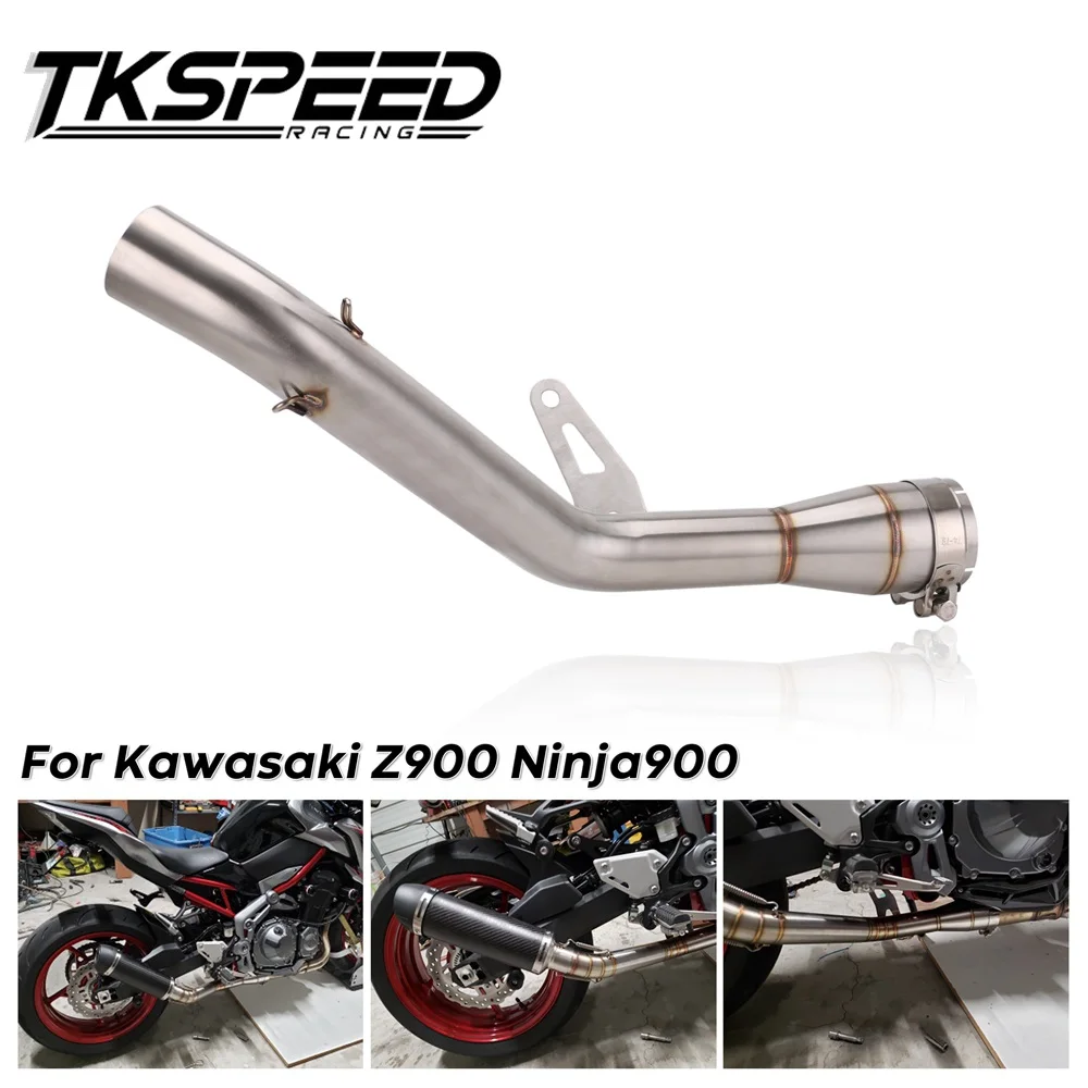 Глушитель для мотоцикла Модифицированная средняя труба Кавасаки Z900 Ninja900