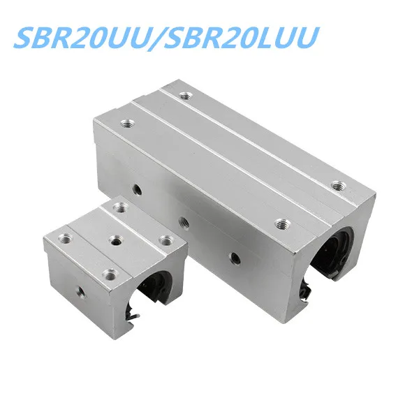 20 мм линейный рельсовый блок SBR20UU/SBR20LUU для SBR20 рельсов