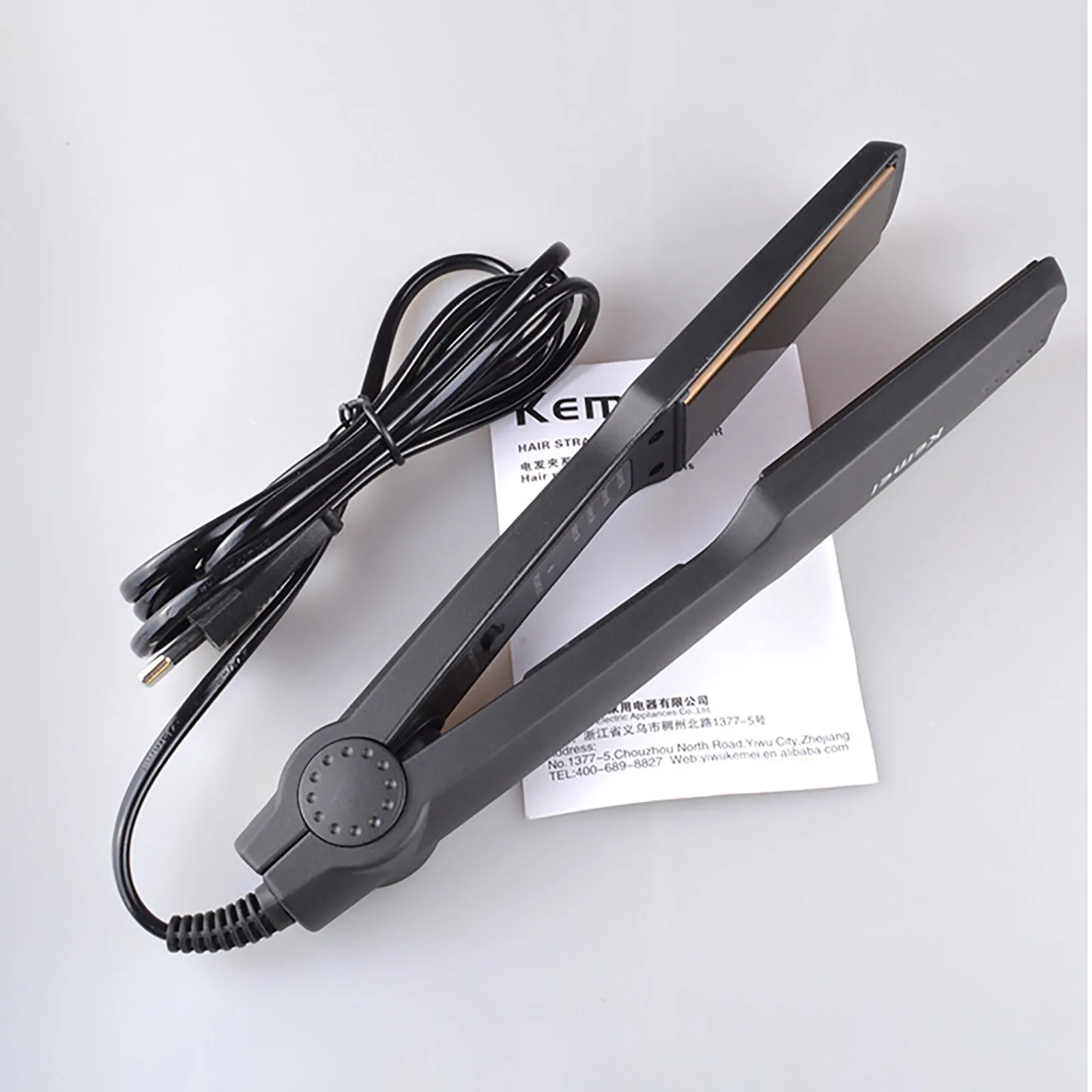 Профессиональный Выпрямитель для волос керамический турмалиновый ионный