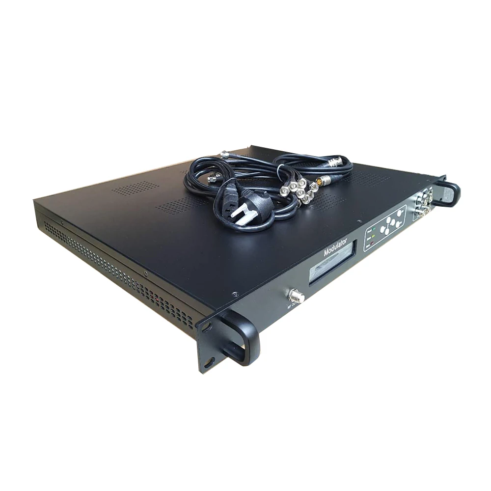 8 Carrier Modulator IP / ASI to ISDB ATSC DVB-T C DTMB Cable TV Front End Equipment Hotel System | Электроника