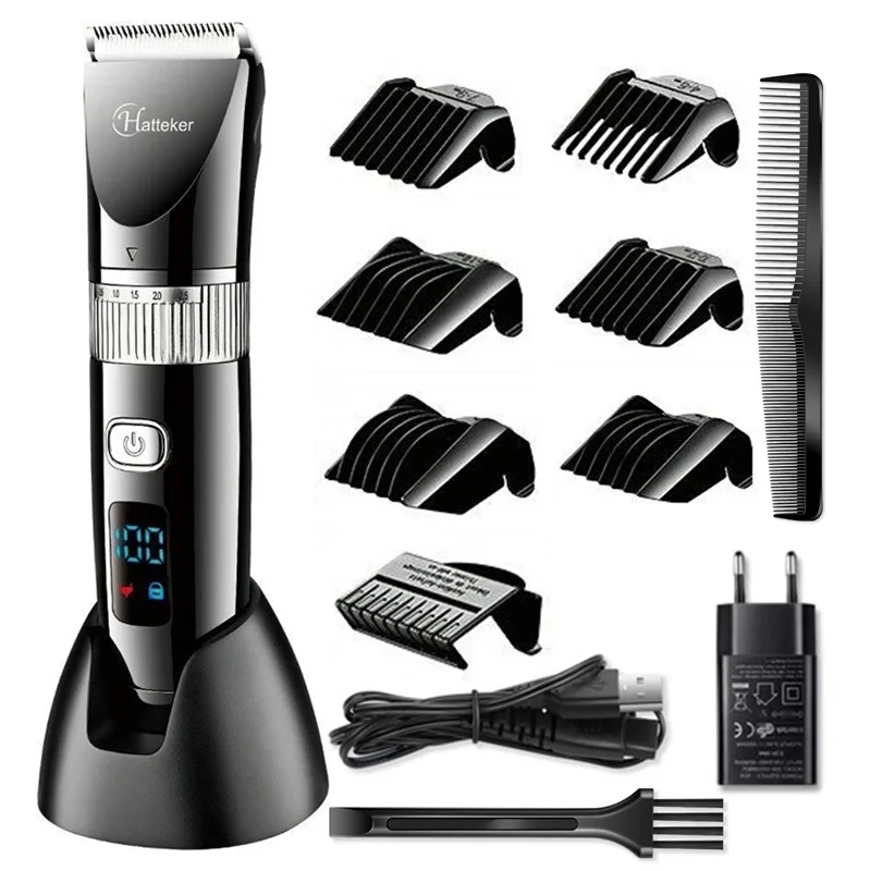 

13 piece hair clipper set professional beard trimmer rechargeable hair trimmer barber haircutting waterproof haircut machine