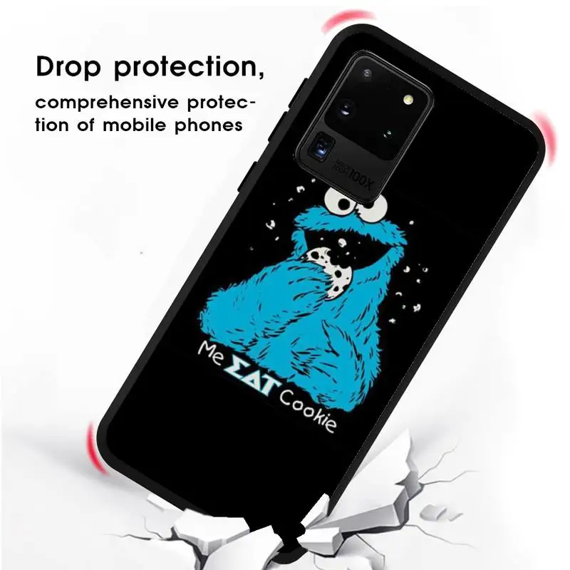 

Cookie Monster Elmo Phone Case FOR SAMSUNG GALAXY S7 S8 S9 S10 S20 EDGE PLUS LITE 2019 2020 COVER BS