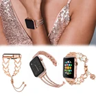 Ремешок для часов из нержавеющей стали для Apple Watch 6, 5, 4, SE, 3, 2, 38, 42 мм, спортивный сменный ремешок, цепочка для iWatch series 43, 40, 44 мм