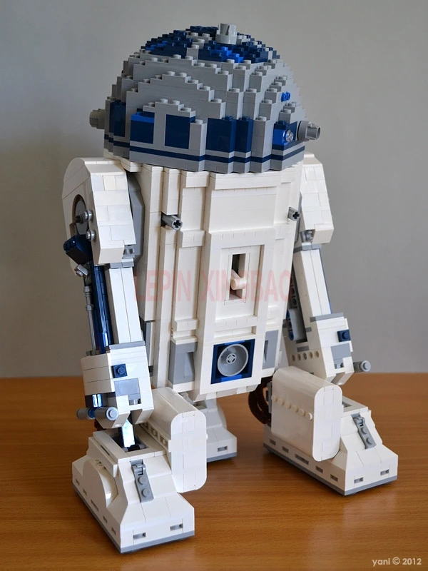 LP 05043 2127 шт. Новинка настоящий из &quotЗвездных Войн&quot серии &quotR2 D2 набор роботов