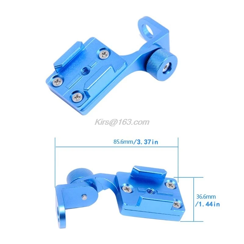 Алюминиевый держатель кронштейна для зеркала заднего вида мотоцикла GoPro/ Xiaomi yi