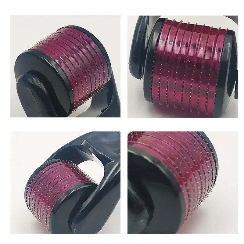 

Micro Needle Roller Derma Roller Dermaroller Titanium Hair Regrowth Beard Growth Anti Hair Loss Treatment Thinning Hair Receding