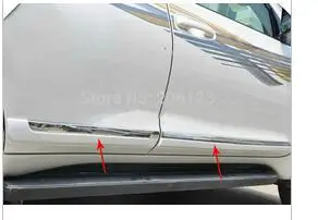 2010-2012 для Toyota Land Cruiser Prado FJ150 высококачественные боковые молдинги из АБС-пластика с