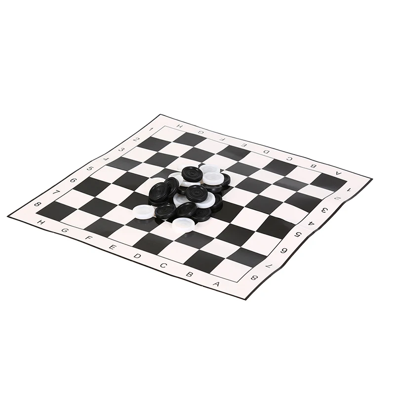 

Kids Educational Games Magnetic Chess Board Vinyl Tournament Chess Board Splic Lattice Decoration Table Mat Waterproof Oil Proof