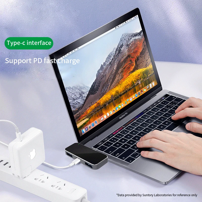 Cabletime C HUB USB Hub to USB3.0 Smart Dock PD Port SD/TF Card Multi for PC Laptop Dell Acer Macbook Xiaomi C293 | Компьютеры и офис
