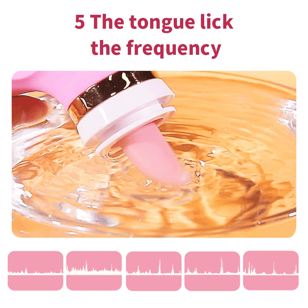 Вибратор-лижущий язык для взрослых Эротическая присоска вагинальный парный