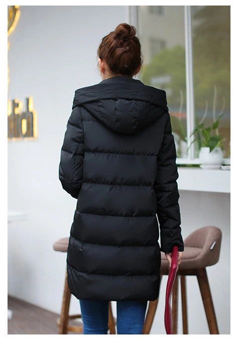 Высокое качество осенне зимняя женская куртка на утином пуху 2020 теплая Длинная с