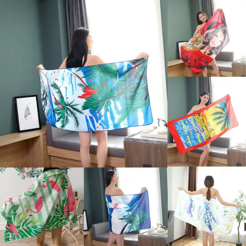 2019 товары для ванны и душа Пляжное антибактериальное полотенце квадратное