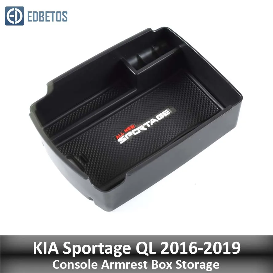 Подлокотник вторичный бардачок для KIA Sportage KX5 QL AT LHD- центральная консоль Органайзер лоток-Sportage укладка аккуратный