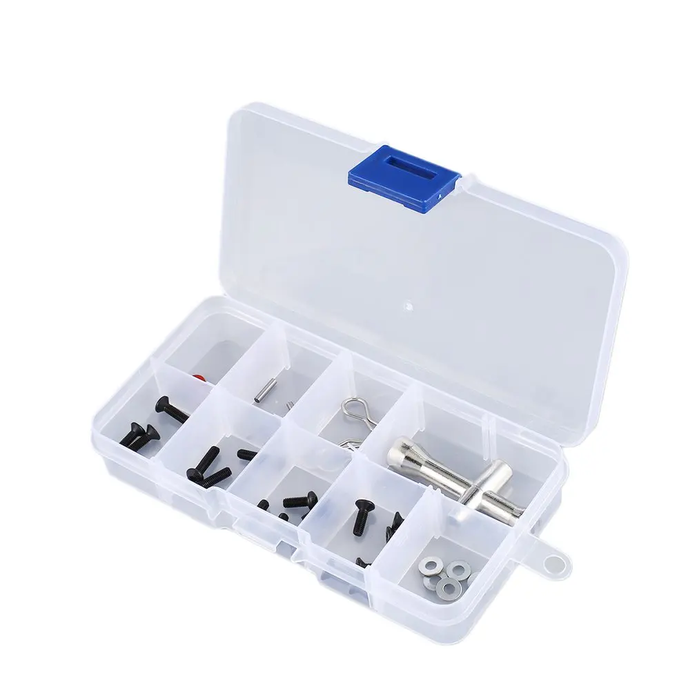 

10-36 Compartment Slots Cells Portable Tool Box Electronic Parts Screw Beads Ring Jewelry Plastic Storage Box Container Holder