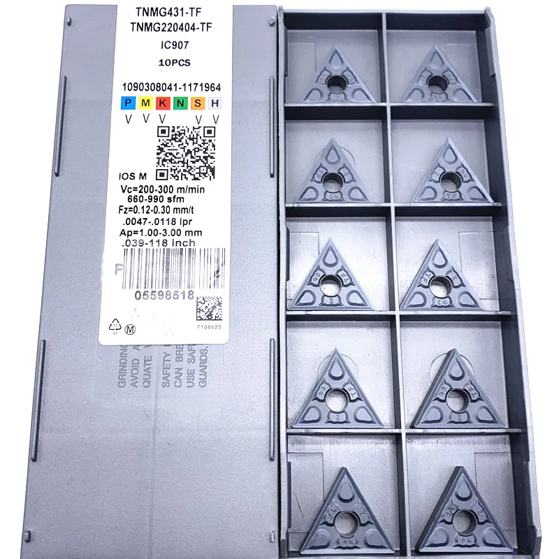TNMG220404 TF IC907 908 внешний твердосплавный инструмент для обработки деталей вращения