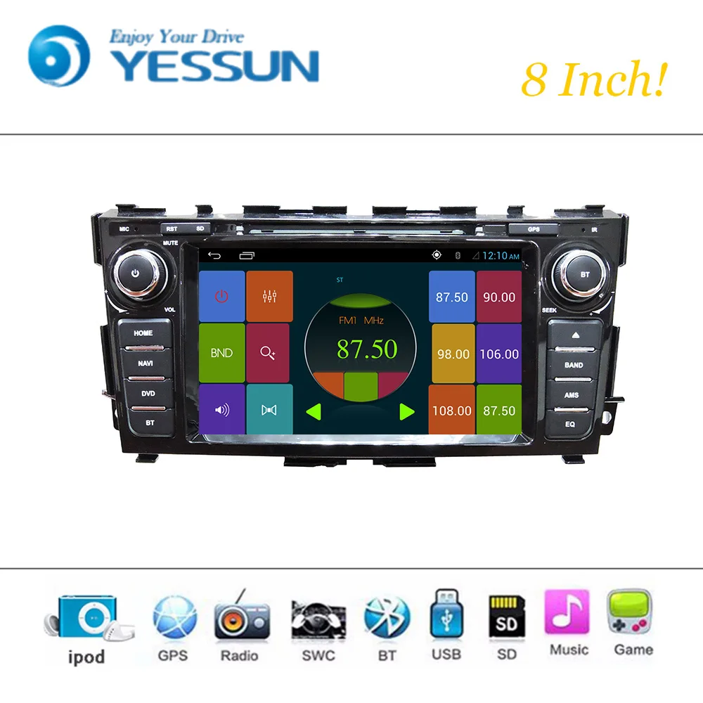 Автомобильный DVD плеер Wince система для Nissan Teana 2013 2015 Авторадио Стерео GPS навигация