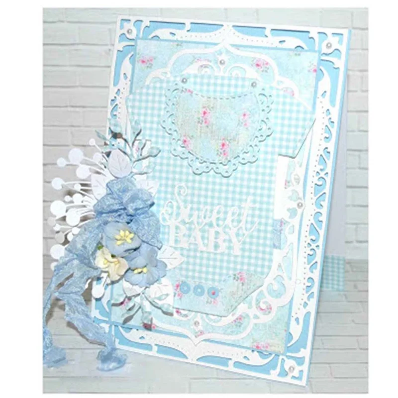 Детская одежда DIY Набор вырубных штампов &quotТрафаретный Скрапбукинг фото штамп