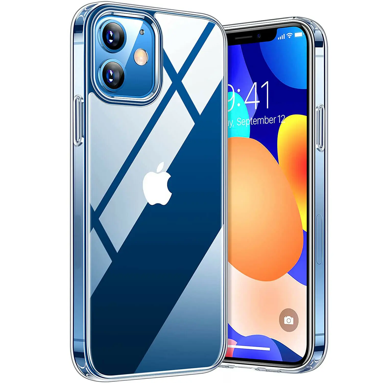 

Case For iPhone 13 Pro Max 11 12 XR X Clear Cover TPU Gel &amp