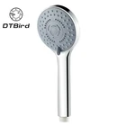 Plactis ручной для экономии воды насадка для душа для ванной комнаты из сверхзаряженного АБС-пластика, насадки для душа с защитой от падения