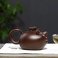yixing zisha teapot handmade creative kettle chinese tea infuser vintage small zaparzacze do herbaty table teaware ed50ch
