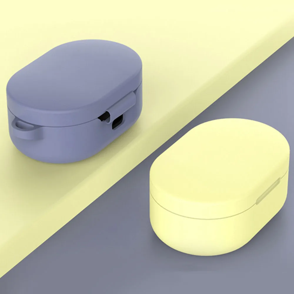 Силиконовый чехол Защитный чехол для Xiaomi Redmi Airdots TWS Bluetooth наушники Молодежная гарнитура для гарнитуры защитная коробка
