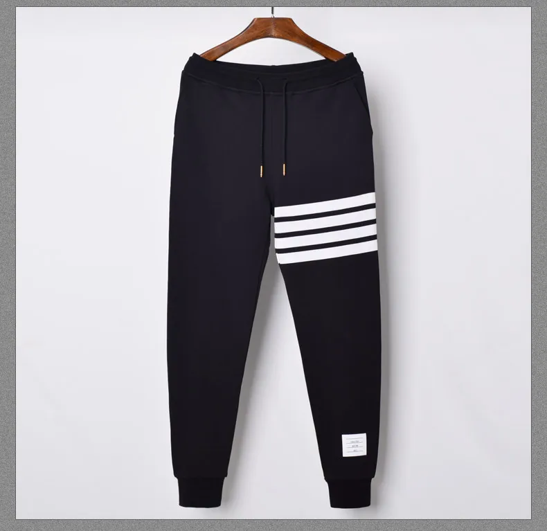 

2021 Fashion TB Brand Sweatpants Men Women Winter Thicken Cotton Casual Sport Trousers Tracksuit Bottoms Jogger Track Pants